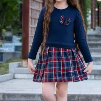 بلوز دامن بهم وصل و تِلِ سر جشنواره یلدایی ۱۴۰۴