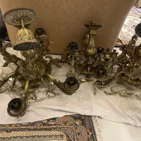 فروش لوستر آب کاری شده فوق سنگین برنز نیست