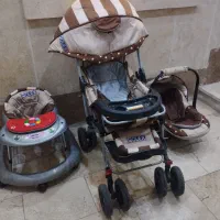 سرویس کامل کالسکه همراه ساک  کاملا سالم