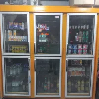 یخچال رستوران و سوپرمارکتی دو طرف نما