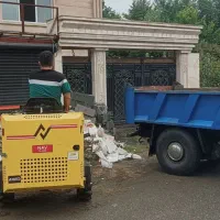 جمع آوری نوخاله بادستگاه  زیر پارکینگی