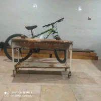 منقل  گالوانیزه زخیم وچرخدار بهطول95عرض35ارتفاع65