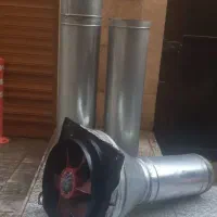 هواکش ۵۰ در ۵۰ و ۶ متر لوله دهنه ۳۰