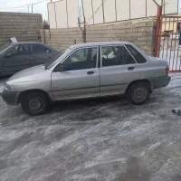 پراید مدل 85نقره ای یک گلگیل رنگ