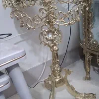 میز سماوربرنجی وتلفن|کلکسیون اشیاء عتیقه|خمین, |دیوار