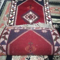 دوعدد قالی دست بافت|گلیم، جاجیم، گبه|شیراز, فرگاز|دیوار