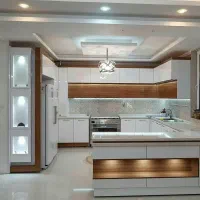 کابینت هایگلاس براق شیشه ای 24587