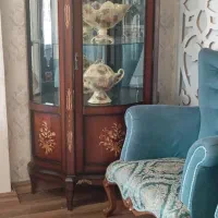 بوفه قهوه‌ای معرق