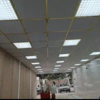 اجرای سقف کاذب تایل  پنل دیوار پوش  کناف ماربل