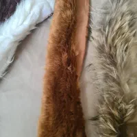 خز دور گردن پالتو