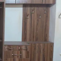 دراور ۶ کشو همراه با جاکفشی و قاب آینه