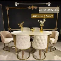 میز صندلی ناهارخوری کافه رستوران منزل شیک لوکسEO6