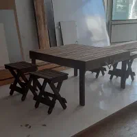 میز و صندلی تاشو|میز و صندلی غذاخوری|اهواز, باغ شیخ|دیوار