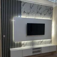 ساخت میزتلویزیون ، میز تی وی سفارشی وال(Tv wall)|میز تلویزیون|رشت, نظری|دیوار