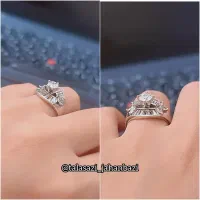 حلقه و گردنی نقره