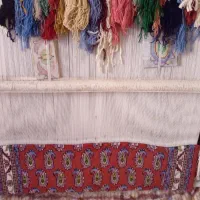 دار قالی همراه بافت