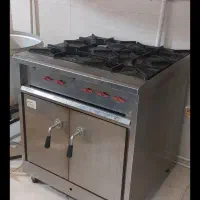 اجاق ۴ شعله رستورانی برند مجملی
