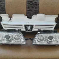 چراغ جلو 405SLX به همراه جلوپنجره