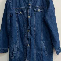 کت جین زنانه خزدار گرم و شیک