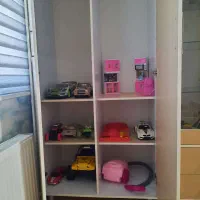 تخت خواب کودک،تشک ،کمد و بوفه|تخت و سرویس خواب|گرگان, |دیوار