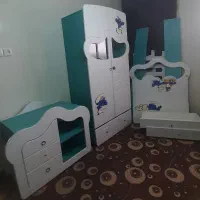 سرویس خواب کودک|تخت و سرویس خواب|قائم‌شهر, |دیوار