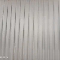 دو عدد پرده کتان پنبه شاین. ضخیم ساده