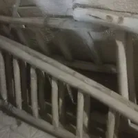 نردبان چوبی دوپایه