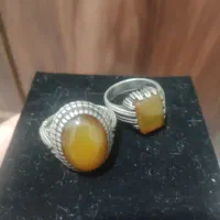 دو عدد انگشتر نقره