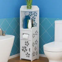 شلف ایستاده حمام مدل کنجی قد 80 کمدی جادستمالی|لوازم حمام|مشهد, مقدم|دیوار