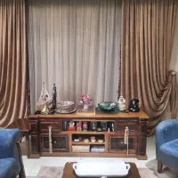 کنسول  انتیک چوب راش فندقی رنگ