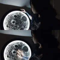 تابلو ماه نورانی جزیره کیش