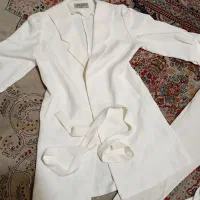 کت سفیدشال زیرسارافونی نو