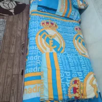 تخت تک نفره همراه با رو تختی|تخت و سرویس خواب|رباط‌کریم, رباط‌کریم|دیوار