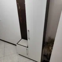 جاکفشی همراه نشیمن و آویز لباس|جاکفشی، کمد، دراور|اندیشه, اندیشه فاز ۶|دیوار