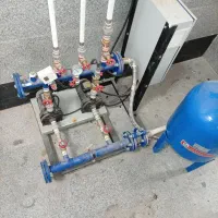 لوله کشی(گازوآب) وشوفاژ نصب پمپ ولوله باز کن(فنر)