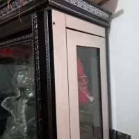 ویترین چوبی|بوفه، ویترین، کنسول|سامان, |دیوار