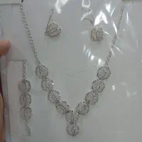 سرویس طلاسفید رنگ ثابت