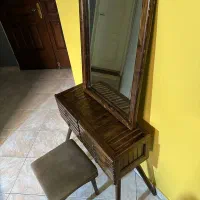 میز آینه کنسول تمام چوب