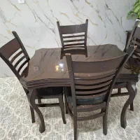 میز نهارخوری ۴ نفره|میز و صندلی غذاخوری|ایوان, |دیوار