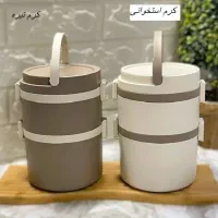 فلاسک غذای گرم نگهدارنده لانچ باکس داخل استیل