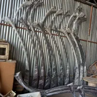 پایه چراغ روشنایی نو با رنگ کوره ایی