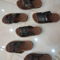 حراج صندل چرم مردانه دور دوزی شده