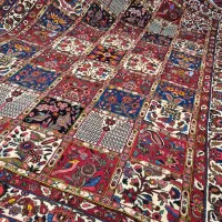 فرش دستباف ۶ متری بختیاری نقشه خشتی|فرش|کرج, برغان|دیوار