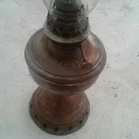 گردسوز چراغ برنجی قدیمی|کلکسیون اشیاء عتیقه|اقبالیه, |دیوار