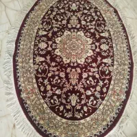 فرش بیضی یک در یک ونیم