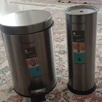 سطل و فرچه سرویس بهداشتی استیل
