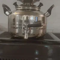 سماور رو گازی استیل درحدنو ۳ لیتری