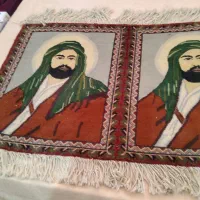 یک جفت تابلو فرش دستبافت تمثال علی ع