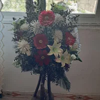 ساعت دیواری گل مصنوعی کیف مجلسی