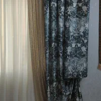 دستک پرده سبز رنگ|پرده، رانر، رومیزی|مشهد, ایثارگران|دیوار